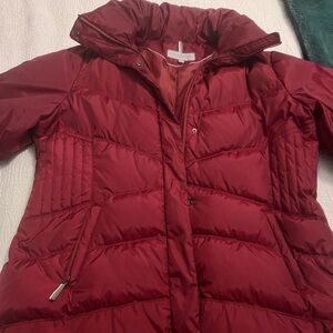 Marc New York Deep Red Puffer Jacket